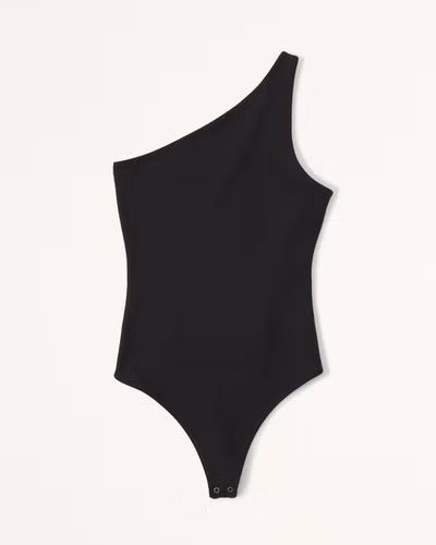 Double-Layered Seamless Fabric One-Shoulder Bodysuit | Abercrombie & Fitch (US)