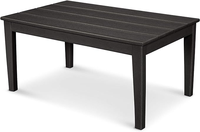 POLYWOOD® Newport 22" x 36" Coffee Table, Black | Amazon (US)