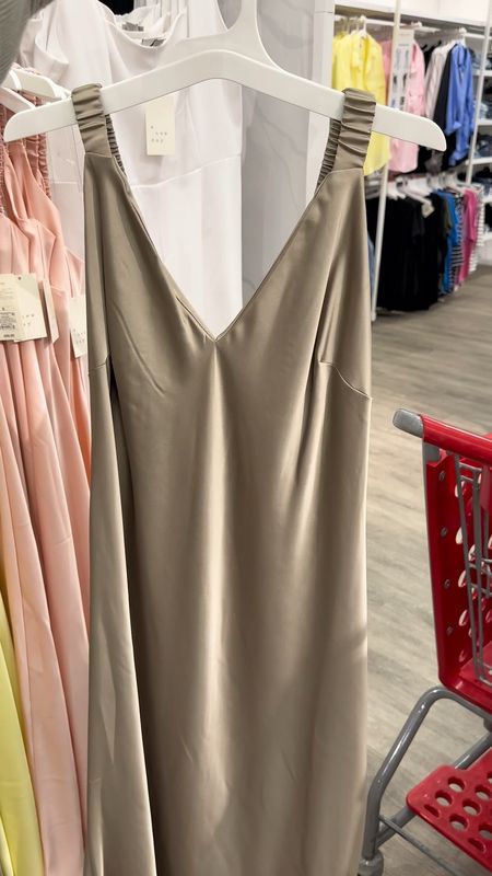 New midi satin slip dresses from Target! 20% off and perfect for a wedding guest dress! 

#LTKfindsunder50 #LTKSeasonal #LTKstyletip