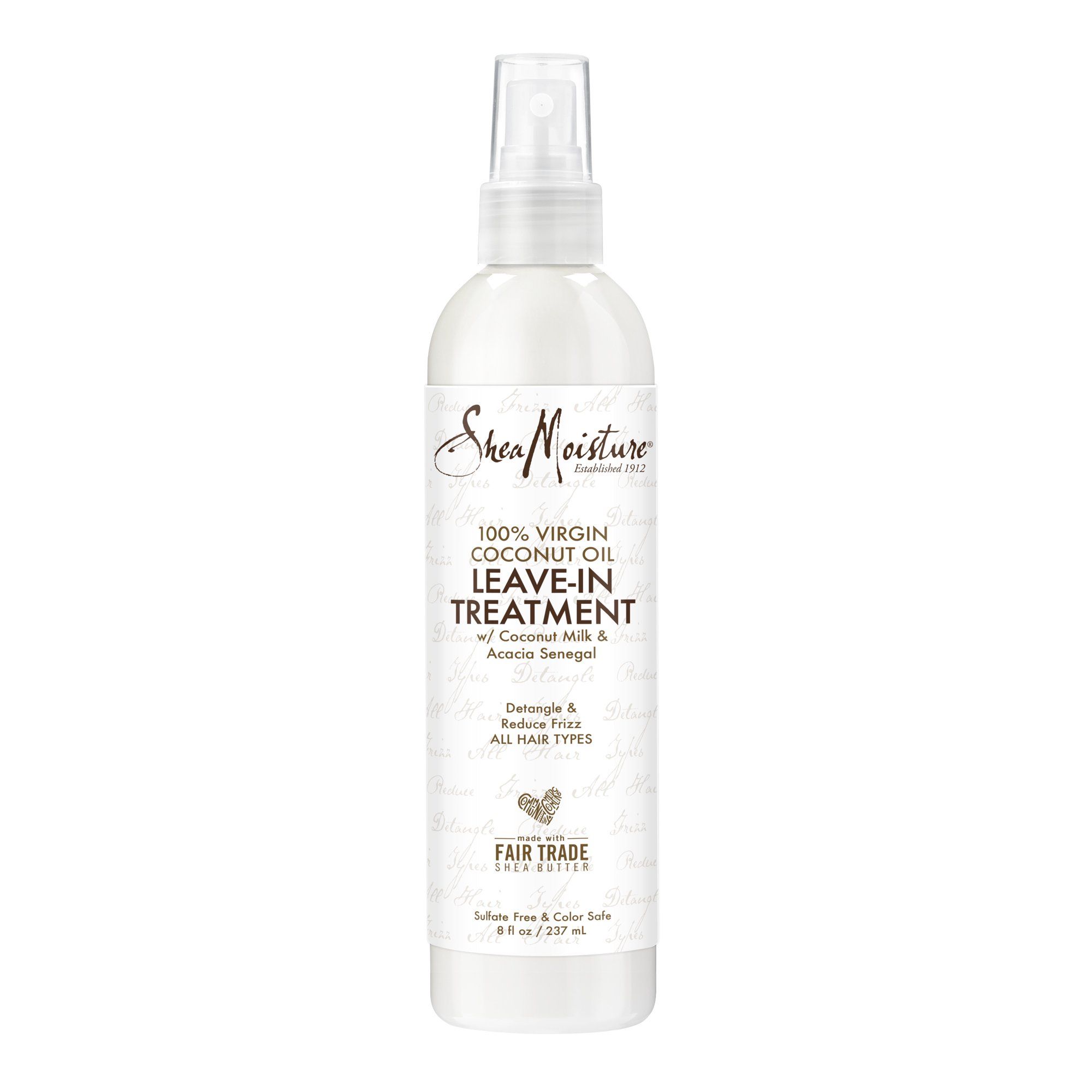 SheaMoisture 100% Extra Virgin Coconut Oil Leave-in Conditioner Treatment Silicone Free for All H... | Walmart (US)
