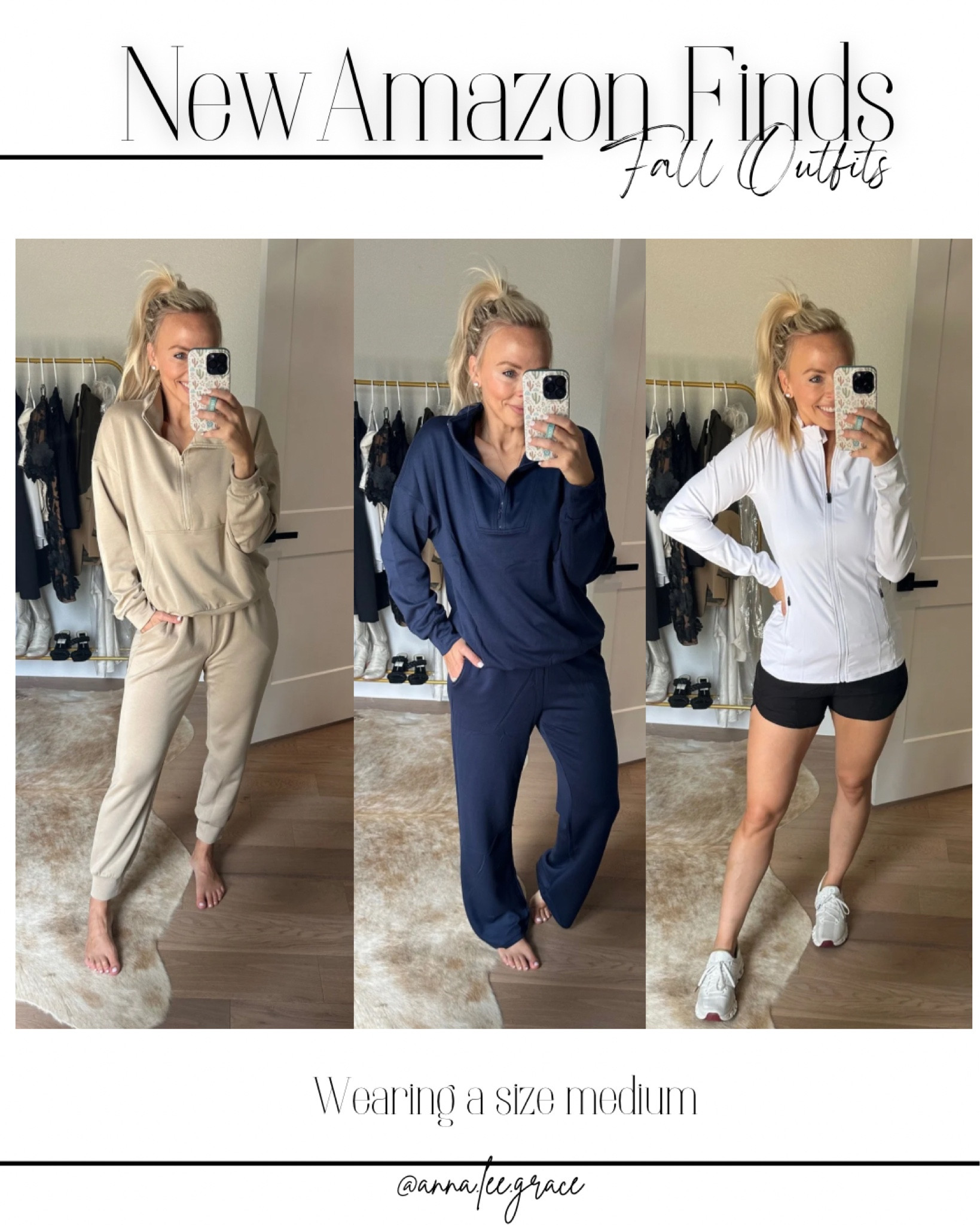 Found the cutest new lounge and workout wear on Amazon!! Everything fits TTS and the matching sets feel exactly like spanx!!! HOLY MOLY!!! SO GOOD!!! 

#LTKFindsUnder50 #LTKFitness #LTKStyleTip
