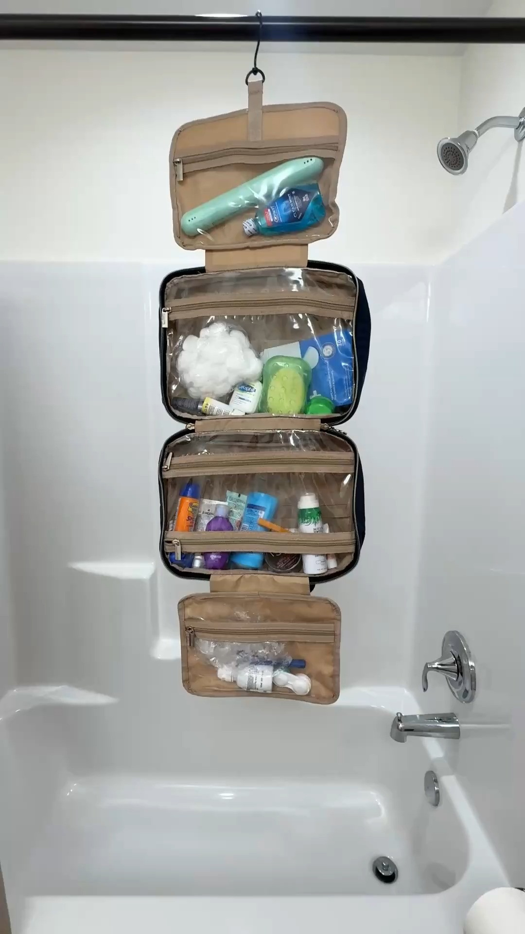 Got any final travel plans this summer? Make sure you can take all of your favorite beauty products by using this large hanging Bagsmart toiletry bag. I've used it for weekend trips and two-week cruises.
#summertravel #LTKtravel 

 #LTKSeasonal #LTKBeauty