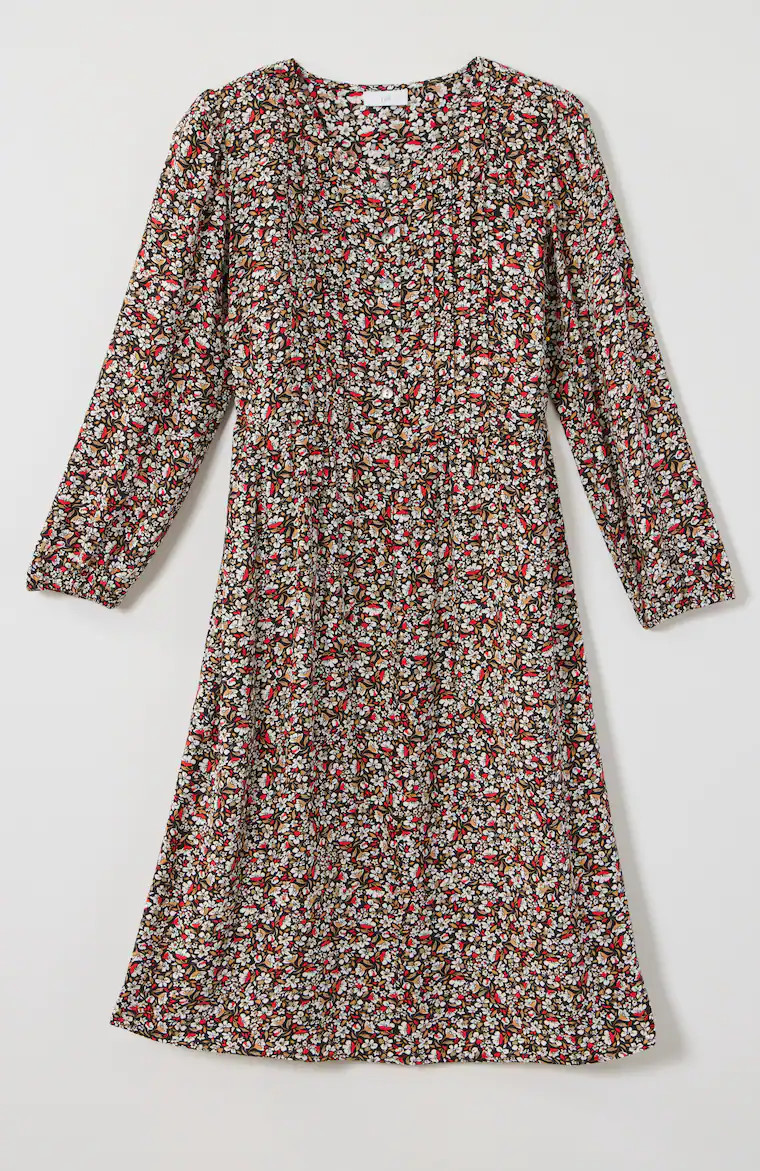 Crepe Pintuck Dress | J. Jill