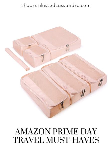 Set of 6 different size packing cubes for travel. On sale for Prime Day💗

#LTKxPrimeDay #LTKtravel #LTKsalealert