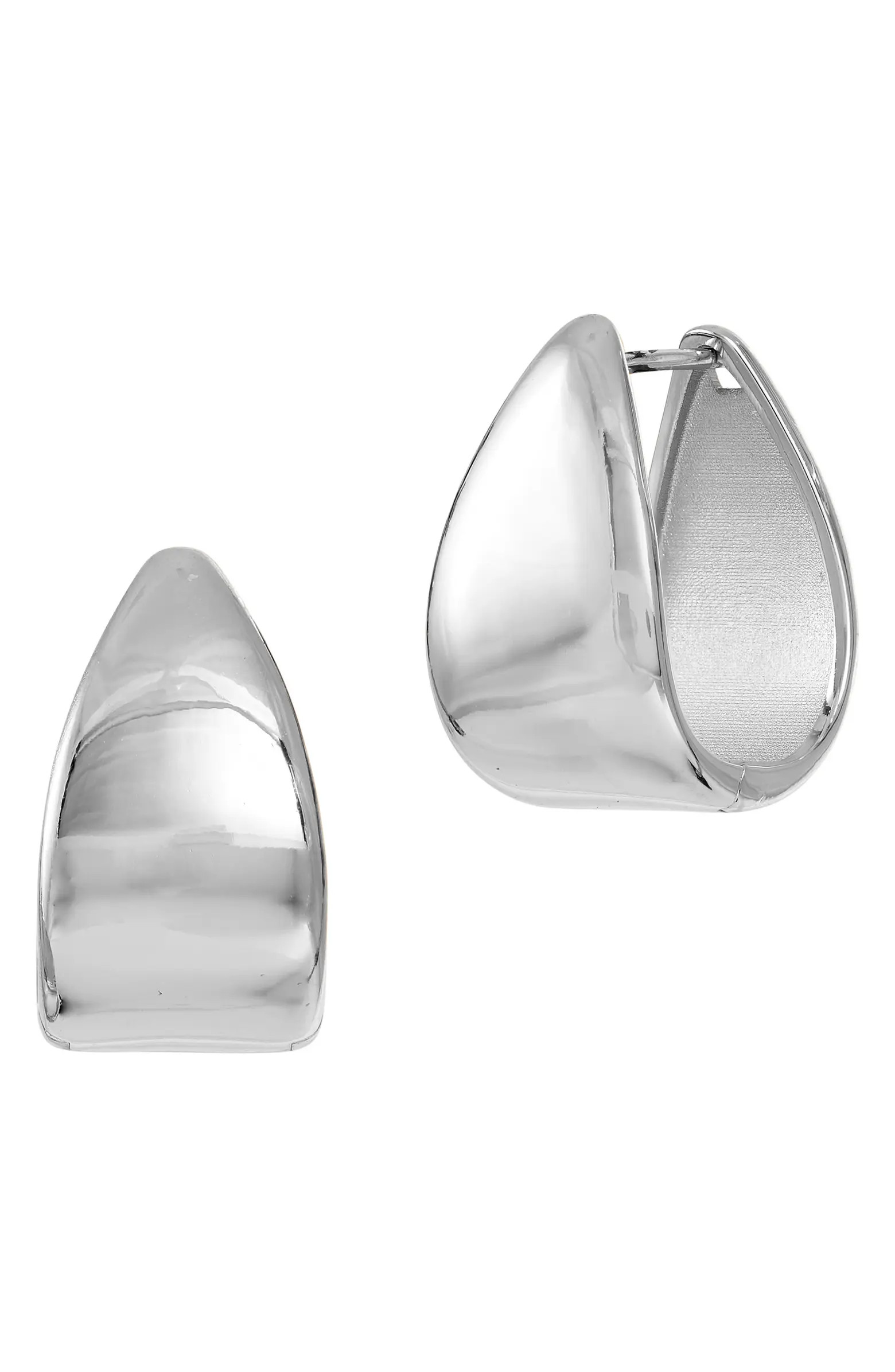 Sterling Silver Bold Huggie Hoop Earrings | Nordstrom Rack