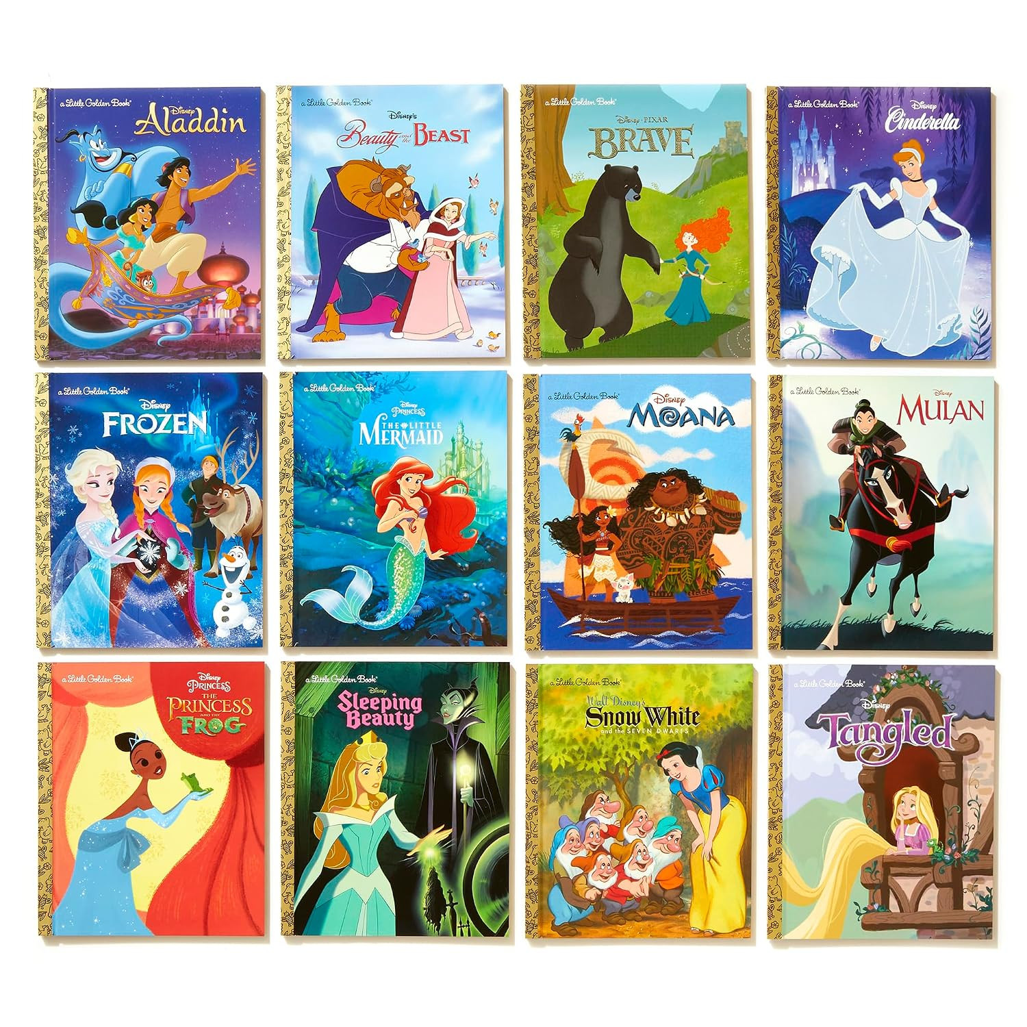 Ultimate Princess Boxed Set of 12 Little Golden Books (Disney Princess) | Amazon (US)