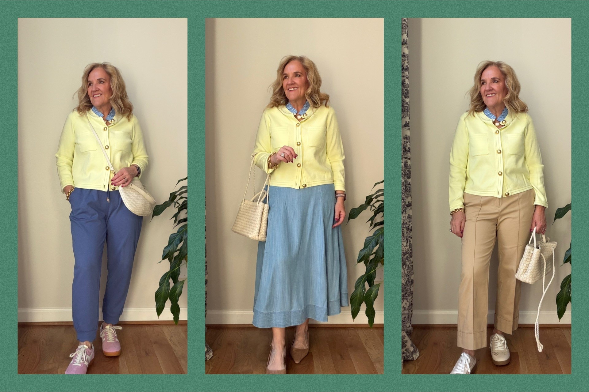 Styling this Walmart sweater 3 ways 
Skirt size 8
Khaki pants size 8 petite 
Joggers size medium petite 


#LTKSaleAlert #LTKPetite #LTKOver40