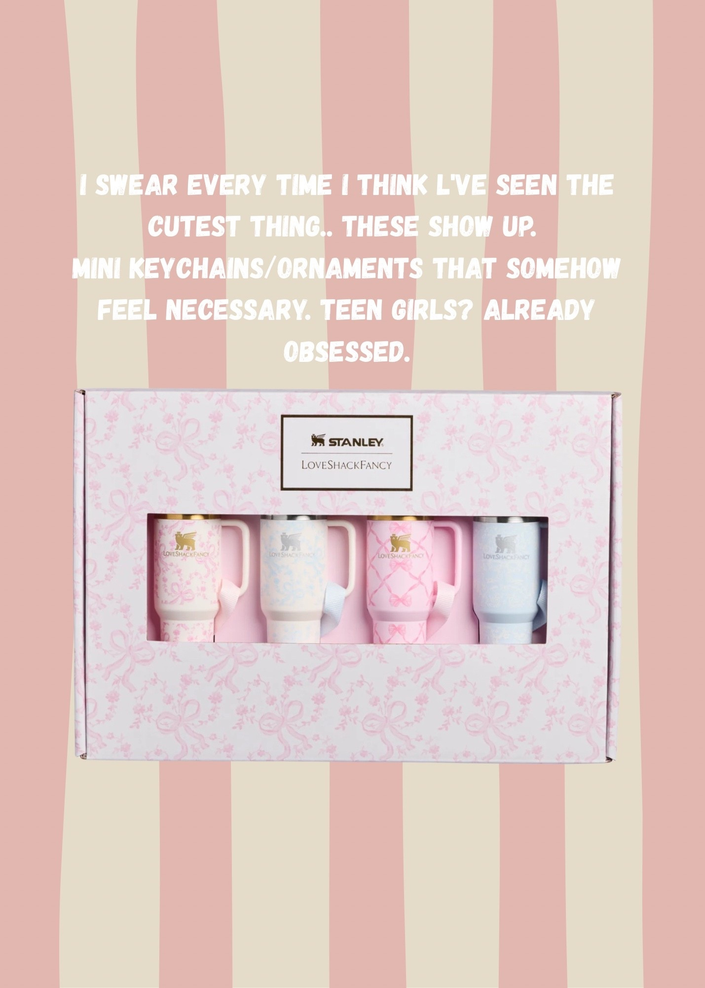 I swear every time I think l've seen the cutest thing.. THESE show up. Mini keychains/ornaments that somehow feel necessary. Teen girls? Already obsessed.

#LTKHoliday #LTKGiftGuide