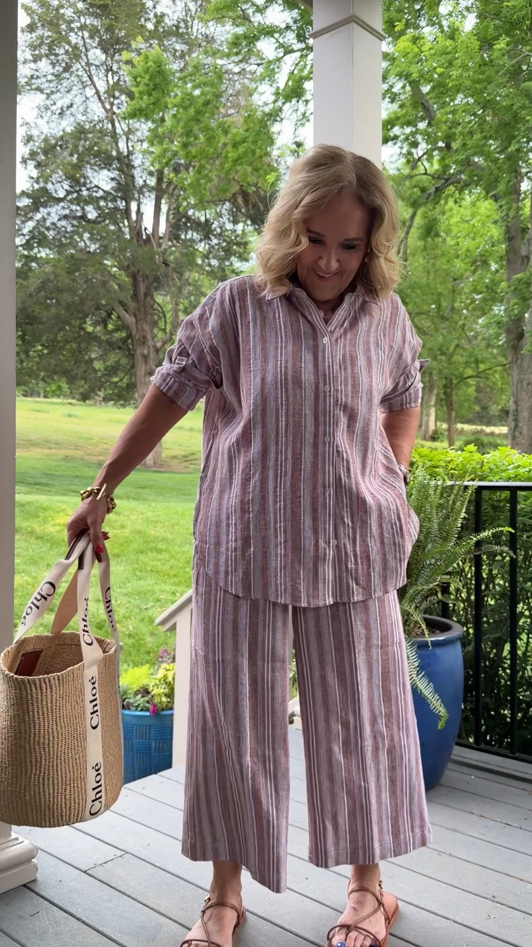 Loft haul! If I missed a size just ask! 
Chore jacket medium petite 
Shorts 29 reg and they rest on your hips 

Green linen pants medium
Pistachio blouse medium
Denim dress size 8 reg
White embroidered pocket pants size 8 reg
Short sleeve denim jacket medium reg
Crochet sweater medium reg
Green linen blend barrel pants size medium petite
Seersucker blazer 10 petite
Side knot tee size large petite
Brown stripe dress medium petite (it def needs a belt but fabulous once belted)
Linen blend top and pants size medium petite 
Drawstring barrel jeans 29 reg (very relaxed fit)
Puckered knit top size medium
Jacket (it is water repellant) medium
10% off my Eric Javits tote code NANETTE
AVARA 15% off code NANETTE15 on the sandals

Spring outfits vacation business casual outfits 

#LTKSeasonal #LTKOver40 #LTKSaleAlert