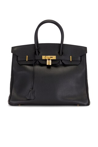 Hermes Ardennes Birkin 35 Handbag  in Black | FWRD 
