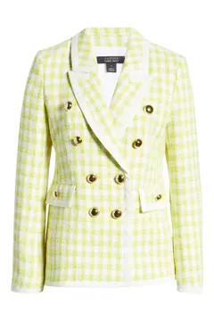 x Atlantic-Pacific Neon Tweed Blazer | Nordstrom