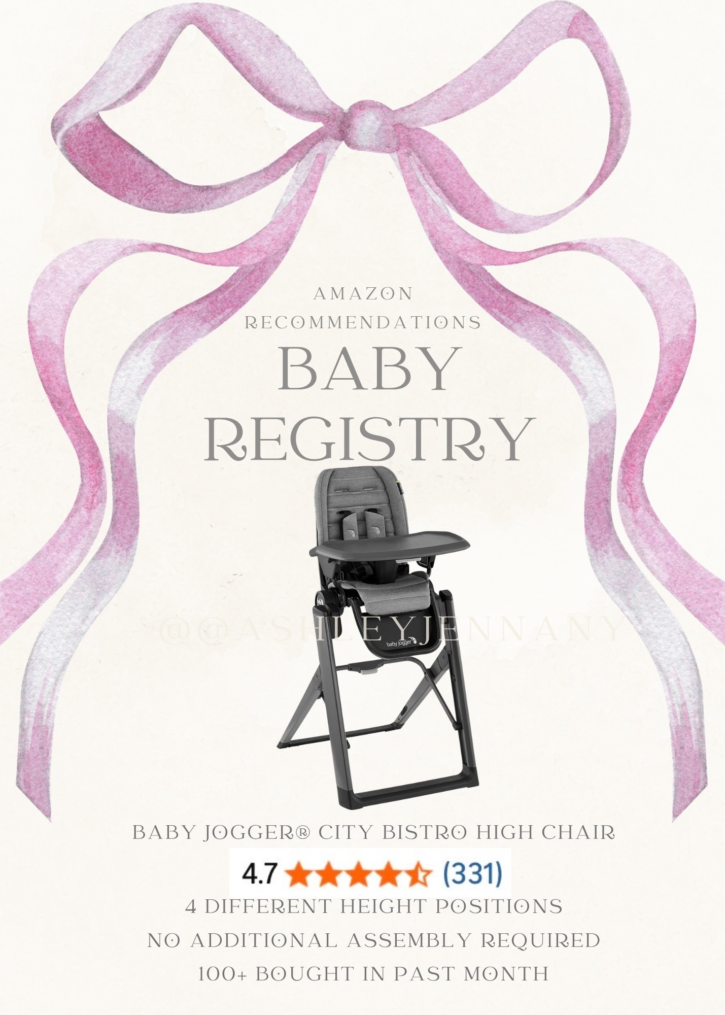 Baby registry recommendation! High chair 

#LTKBaby #LTKmomlife #LTKBump