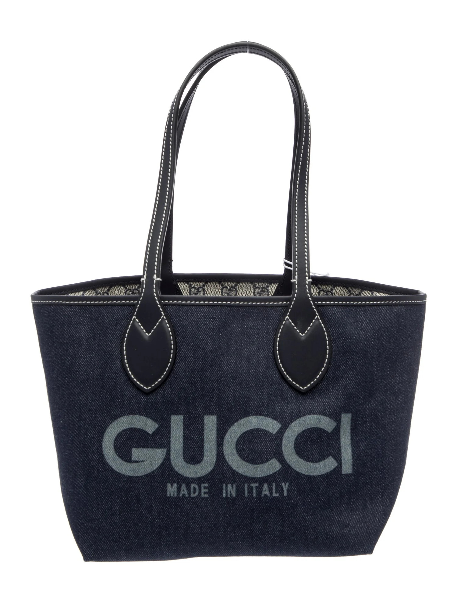 Gucci GG Canvas Totissima Reversible Small - Blue Totes, Handbags - GUC1951602 | The RealReal | The RealReal