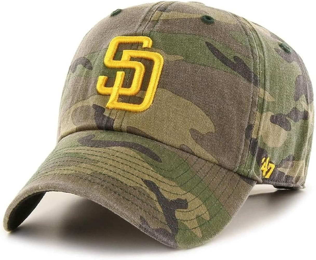 '47 MLB Unisex-Adult Camo Clean Up Adjustable Hat Cap One Size | Amazon (US)