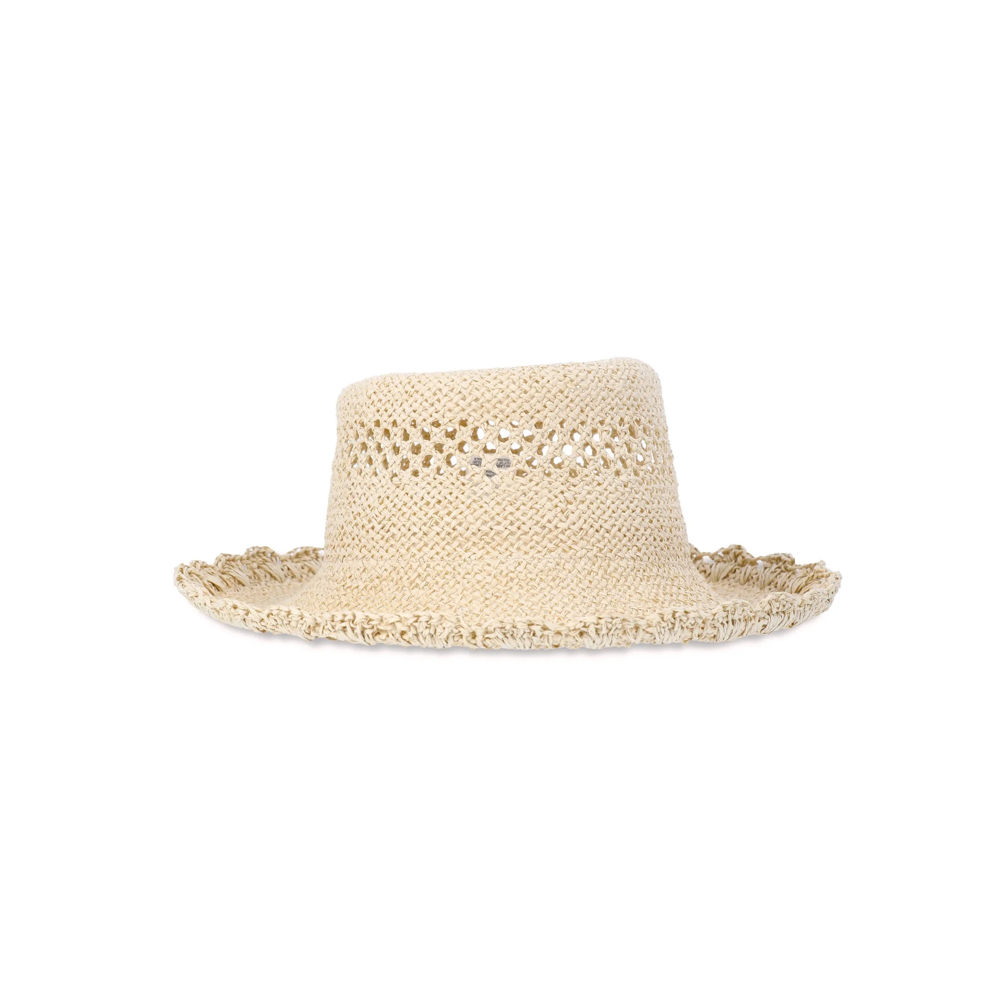 Time and Tru Women’s Handmade Paper Straw Bucket Hat, One Size | Walmart (US)