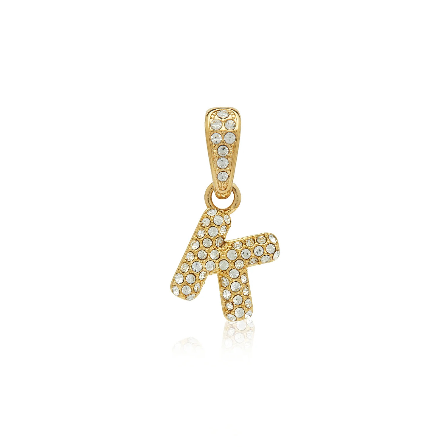 Bubble Initial Pendant (Gold) | Abbott Lyon