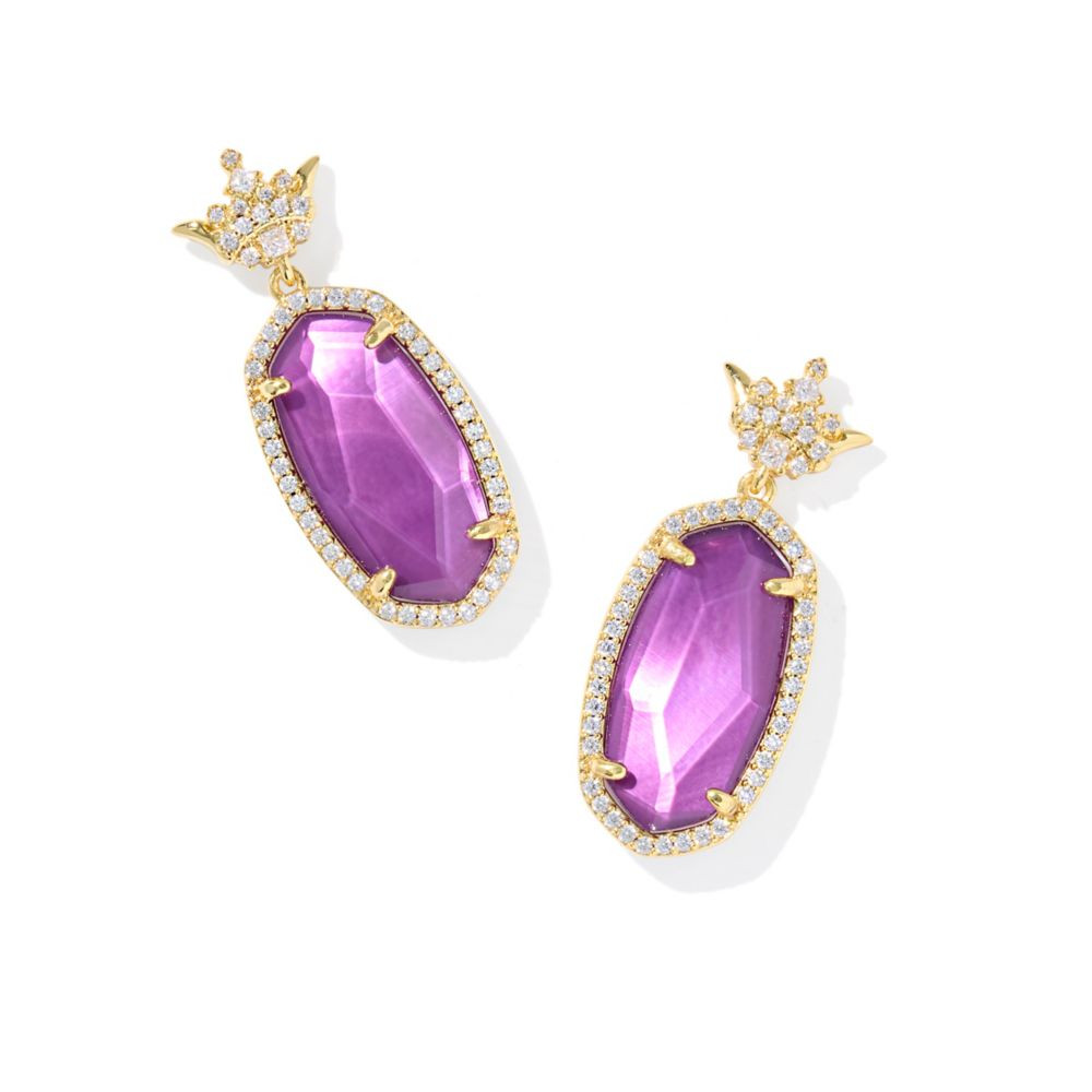 Disney Princess Drop Earrings by Kendra Scott \u2013 Mauve | Disney Store