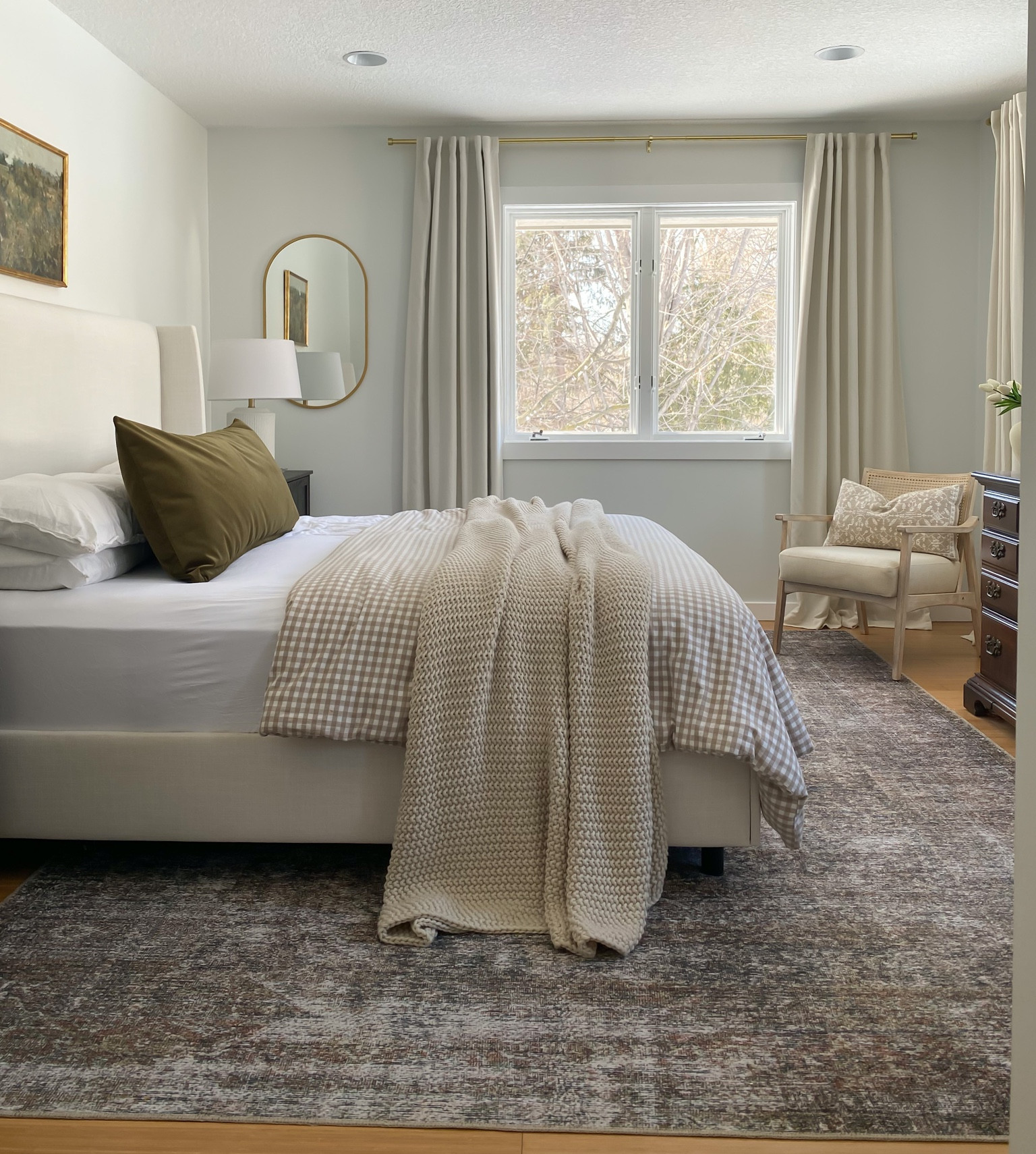 Bedroom sources linked / lumbar pillow can be customized to size and color of your preference 

#LTKunder100 #LTKhome #LTKFind