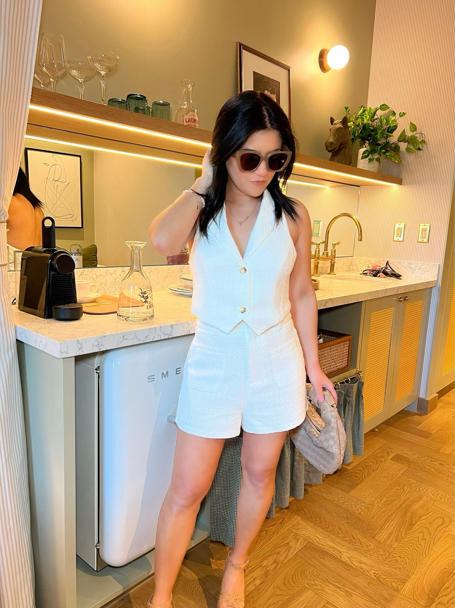 Lulus head to toe. Wearing size XS in the top and small in the shorts, everything under $50 

#LTKfindsunder50 #LTKstyletip #LTKfindsunder100