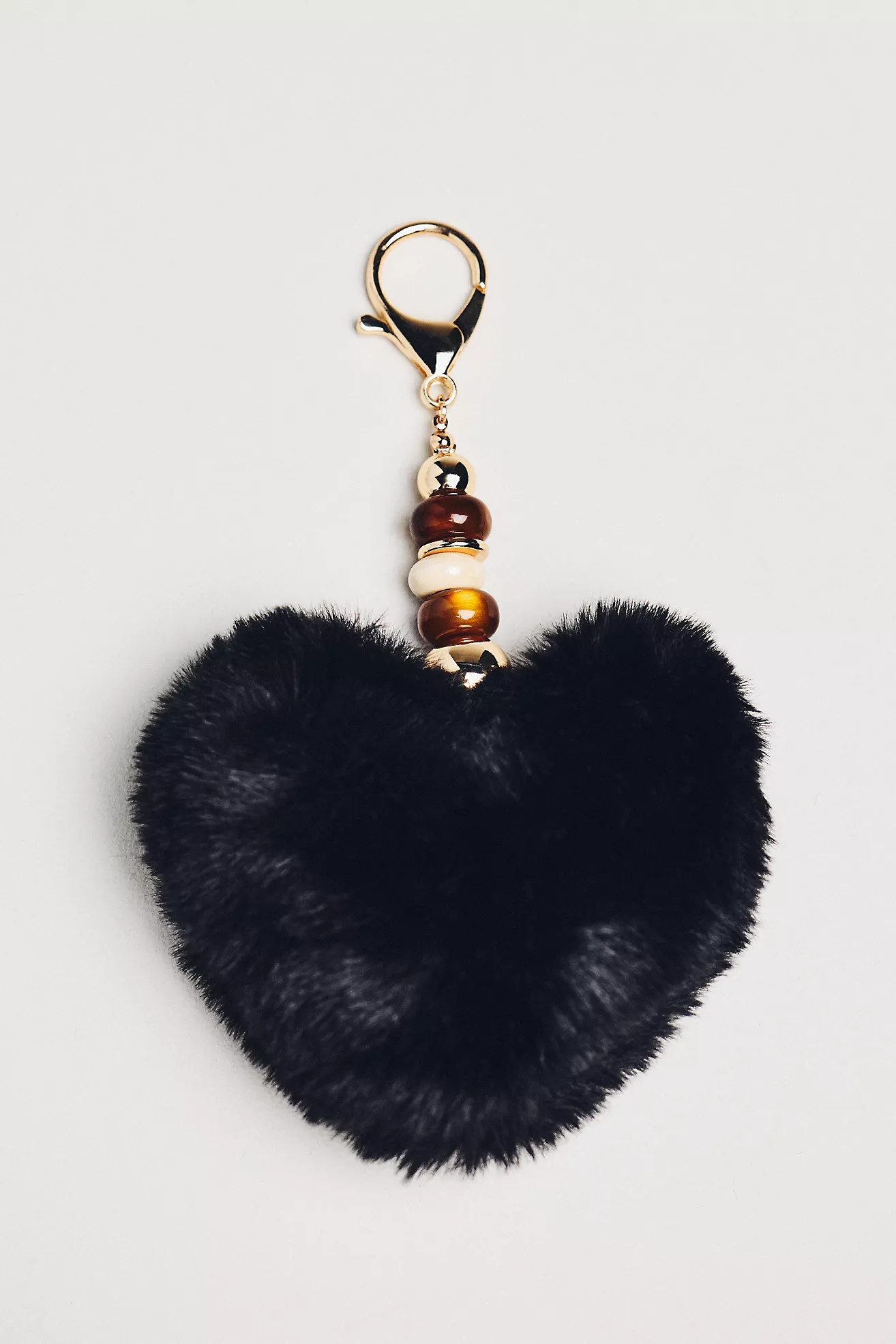 Faux Fur Heart Bag Charm | Anthropologie (US)