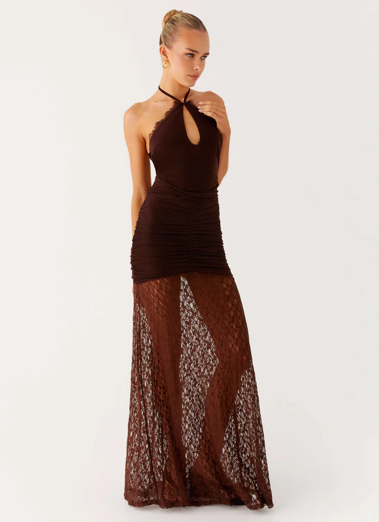 Somber Maxi Dress - Chocolate | Peppermayo (Global)