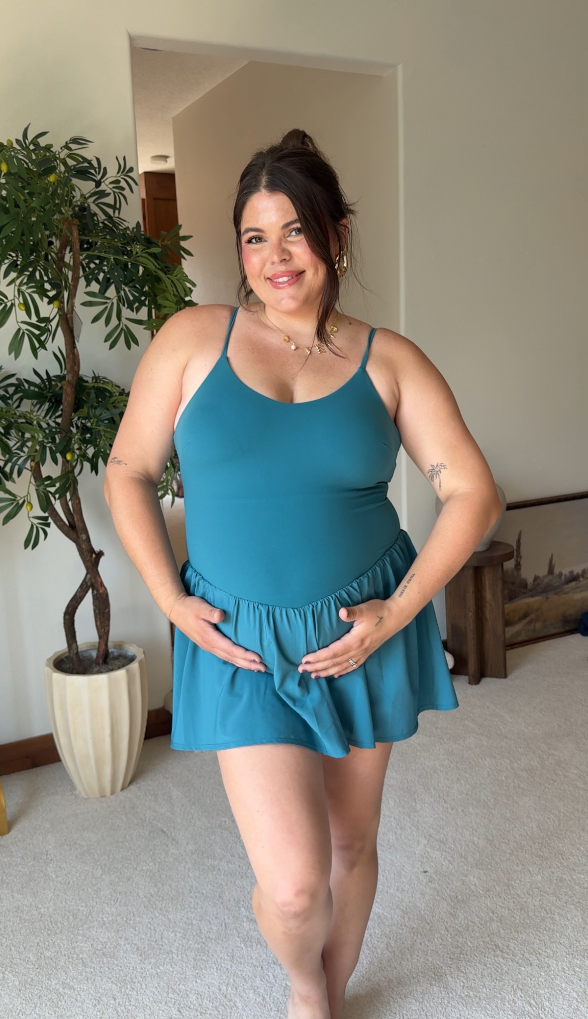 Target women’s athletic dress - love the bubble skirt.  Wearing xl 

Golf dress, tennis dress, midsize, maternity friendly 

#ltkactive #ltkmidsize #ltkbump