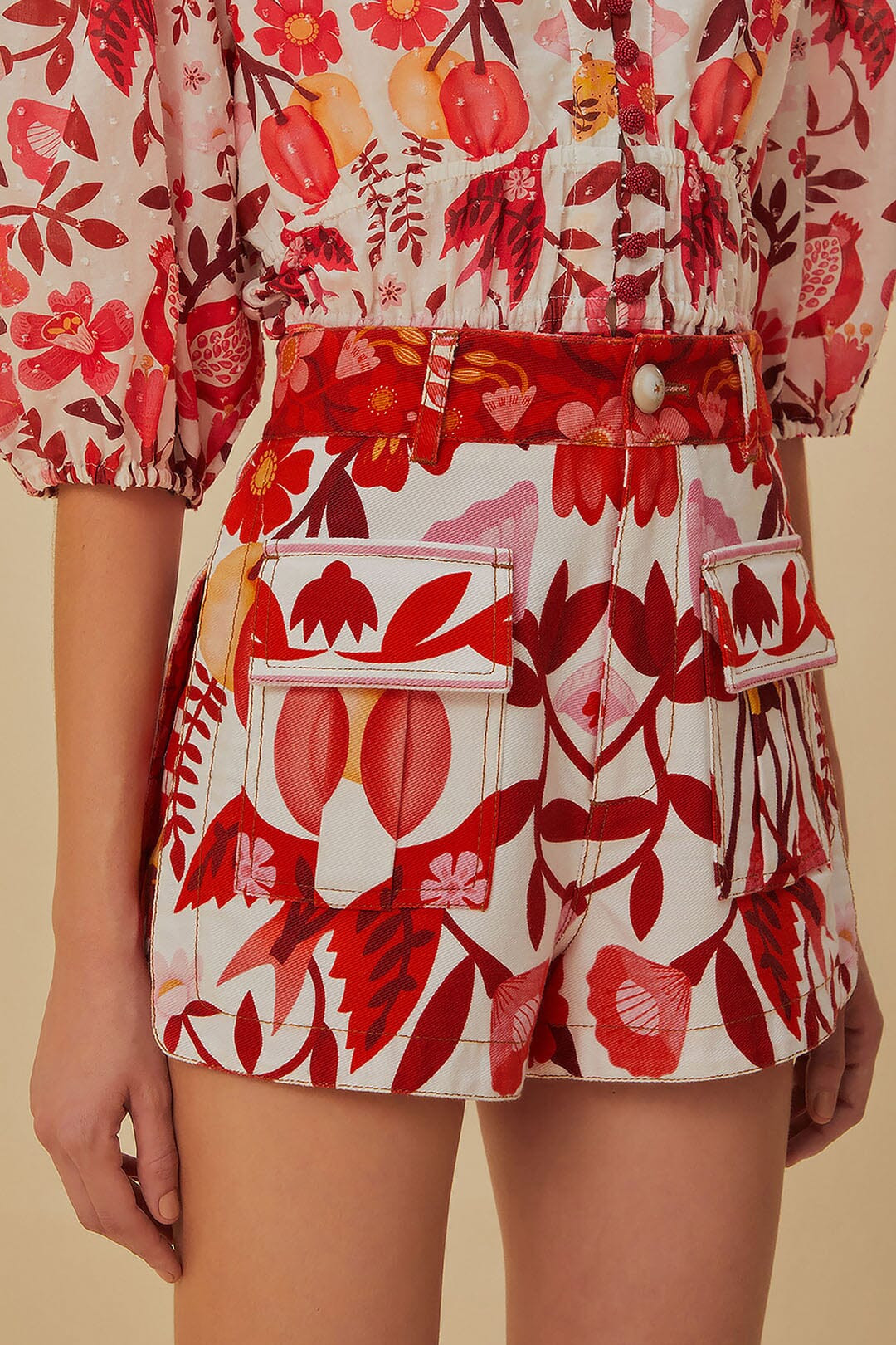 Romantic Orchard Pockets Short | FarmRio (US)