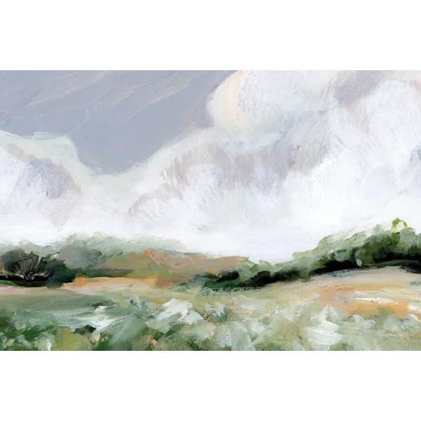 8" H x 12" W   " Soft Summer Sky " by Katrina Pete Painting Print | Wayfair North America