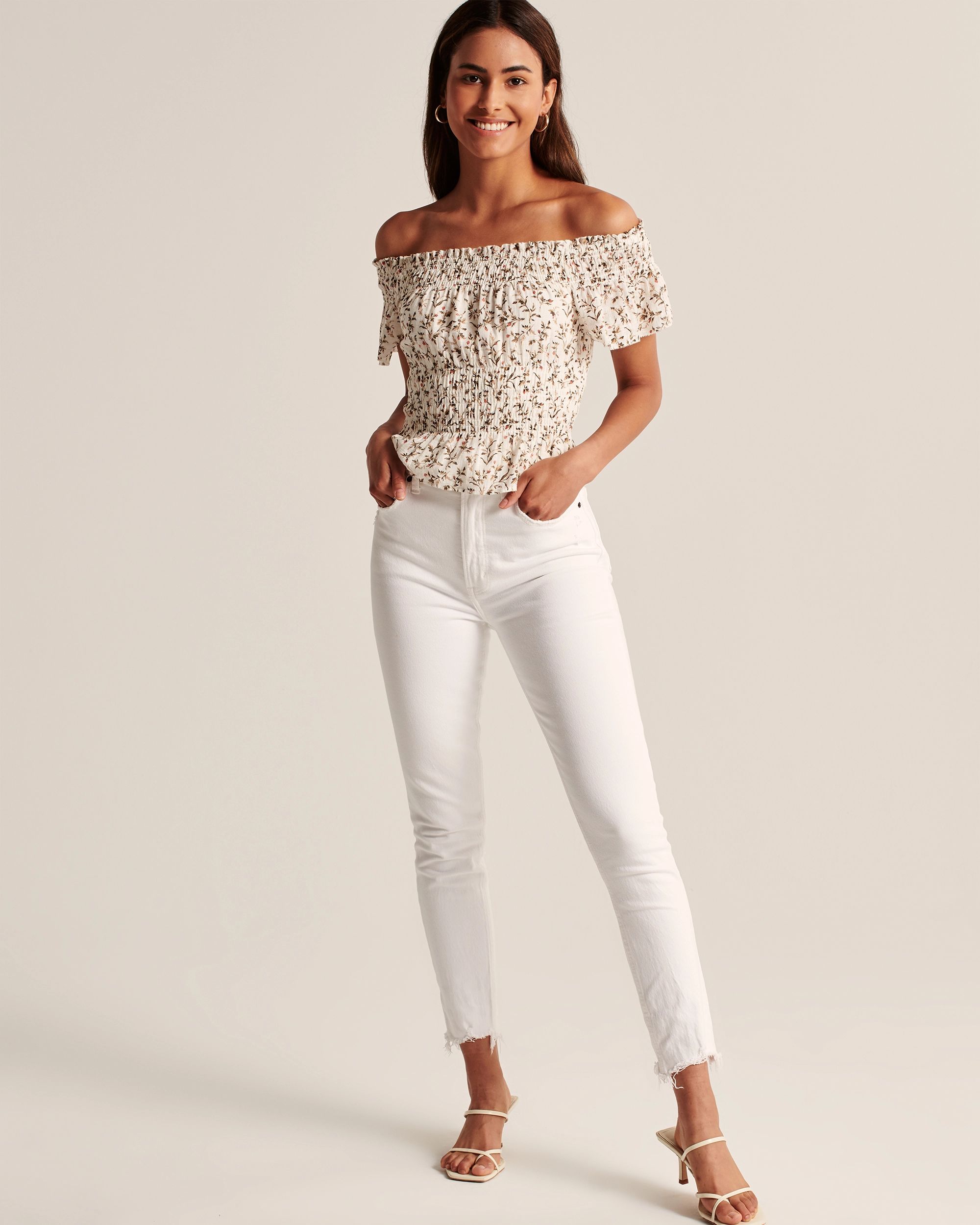 Off-The-Shoulder Blouse | Abercrombie & Fitch (US)