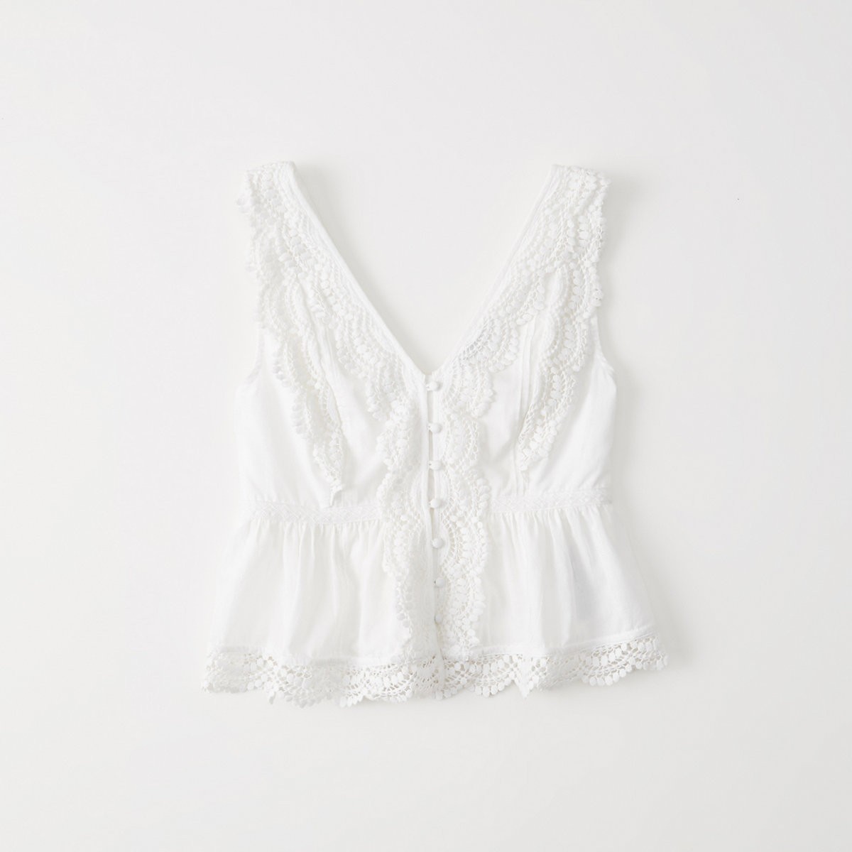 All-Over Lace Top | Abercrombie & Fitch US & UK