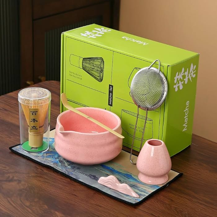 Mochachaju 7psMatcha Set, Matcha Whisk Set Includes Matcha Bowl, Whisk Holder, Bamboo Whisk, Scoo... | Amazon (CA)