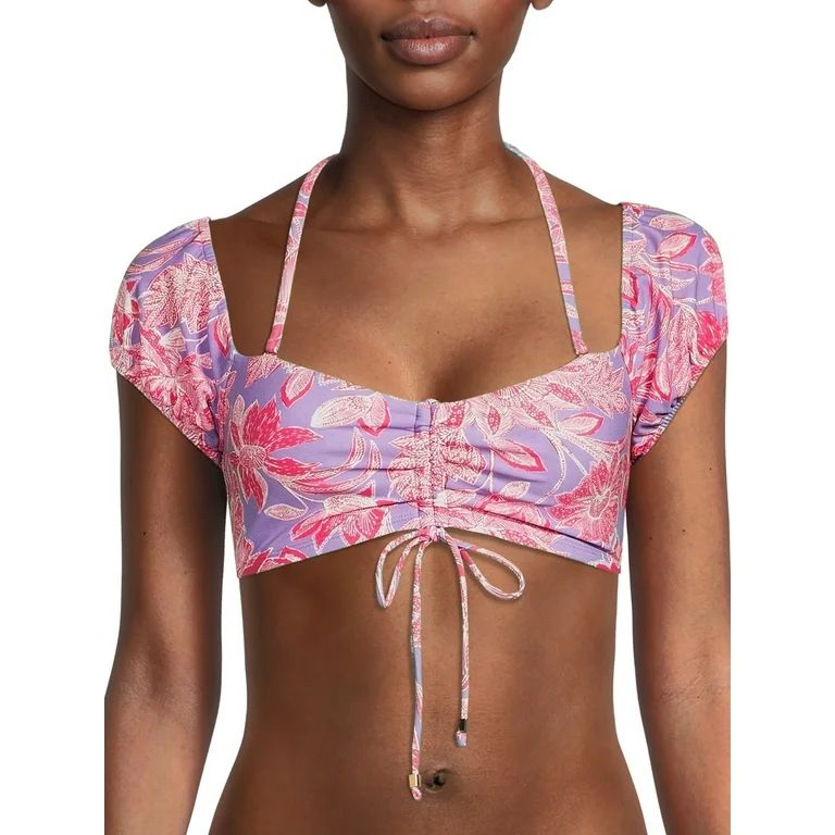 Time and Tru Women’s Sweetheart Off-The-Shoulder Swimsuit Top | Walmart (US)