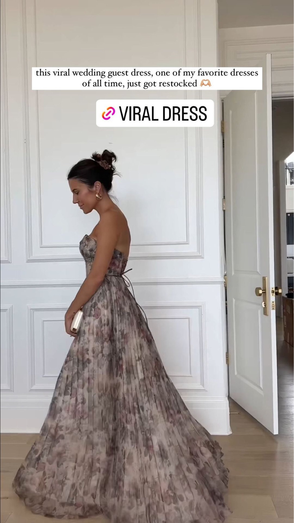 This floral viral wedding guest dress was finally restocked in all sizes! It’s one of my favorite dresses of all time. I’m wearing size small. Would be perfect for holiday parties too ❤️🎄

Wedding guest dress; long floral dress; holiday dress; holiday outfit; holiday party dress; Christmas party dress; lulus dress; Christine Andrew 

#LTKwedding #LTKHoliday #LTKstyletip