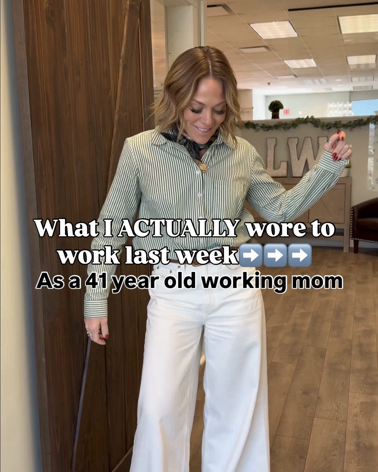 what I actually wore to work this week as a 41-year-old working mom.

some weeks it’s dress pants
some weeks it’s a mix
and this week… clearly a lot of jeans

but when I wear jeans to work, I always pair them with something that elevates the look.
so it still feels polished, put together, and like me.

because yes—jeans can work in a business casual setting.
it’s all in how you style them!

save this for your next “I have nothing to wear to work” morning

working mom outfits, business casual outfits, casual work outfit ideas, what to wear to work, jeans for work outfit, business casual jeans outfit, millennial mom style, outfits for women over 40, easy work outfits, repeat outfit ideas, capsule wardrobe outfits, effortless style for moms

#workingmomstyle #businesscasualoutfits #workoutfitideas #momstyleinspo #over40style #millennialmomstyle #everydayoutfits #casualworkwear #wearingvsstyling #realoutfits #capsulewardrobe #easyoutfits #styleover40 #modernmomstyle #outfitinspo2026 #effortlessstyle #momuniform #reallifeoutfits #closetstaples #stylednotstressed

#LTKWorkwear #LTKPetite #LTKOver40