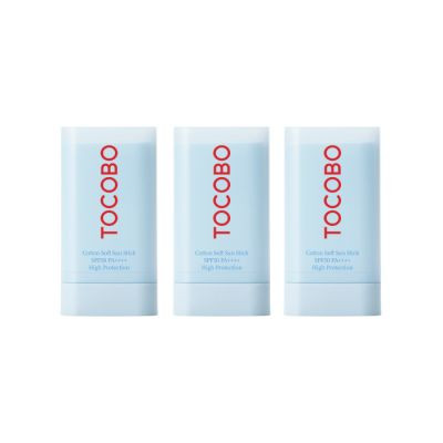 Shop TOCOBO - Cotton Soft Sun Stick SPF50 PA++++ - 19g (3ea) Set  | STYLEVANA | Stylevana