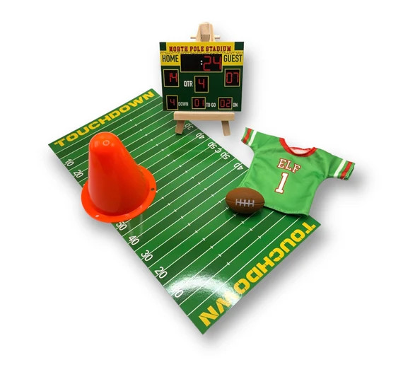 Elf Football Prop - Elf Football Field - Elf props - Elf Kit - Elf Accessories - Let’s Play | Etsy (US)