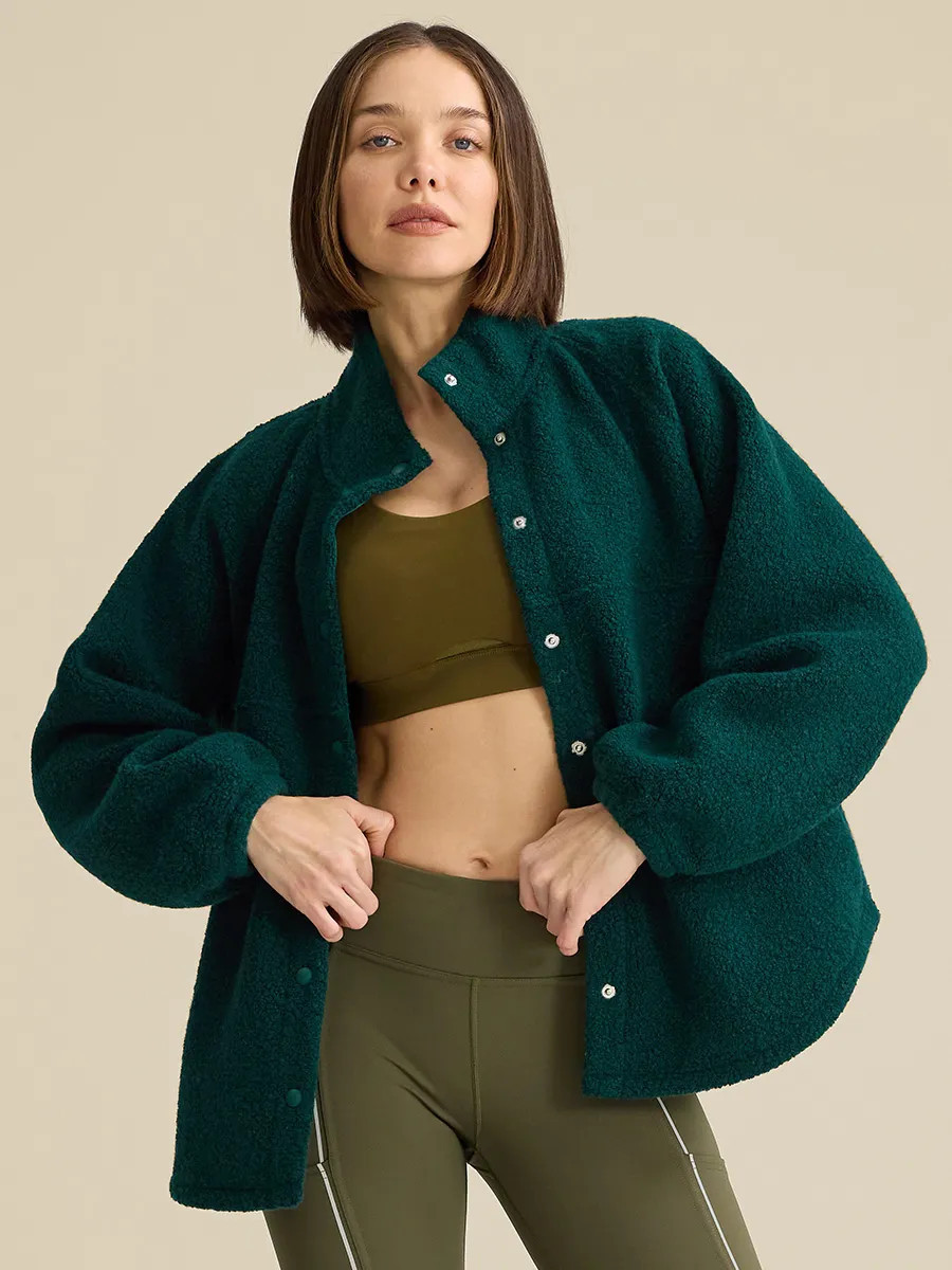 MegaFleece Snap JacketA Heart | Outdoor Voices