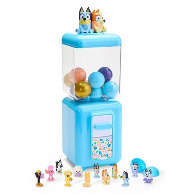 FAO Schwarz Bluey Toy Vending Machine Throwback Play Market Stand - 13pk | Target