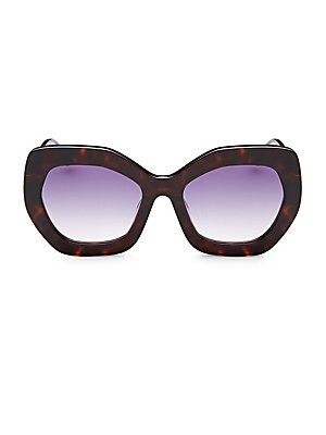 Dinah Tortoise Hexagonal Sunglasses | Saks Fifth Avenue OFF 5TH