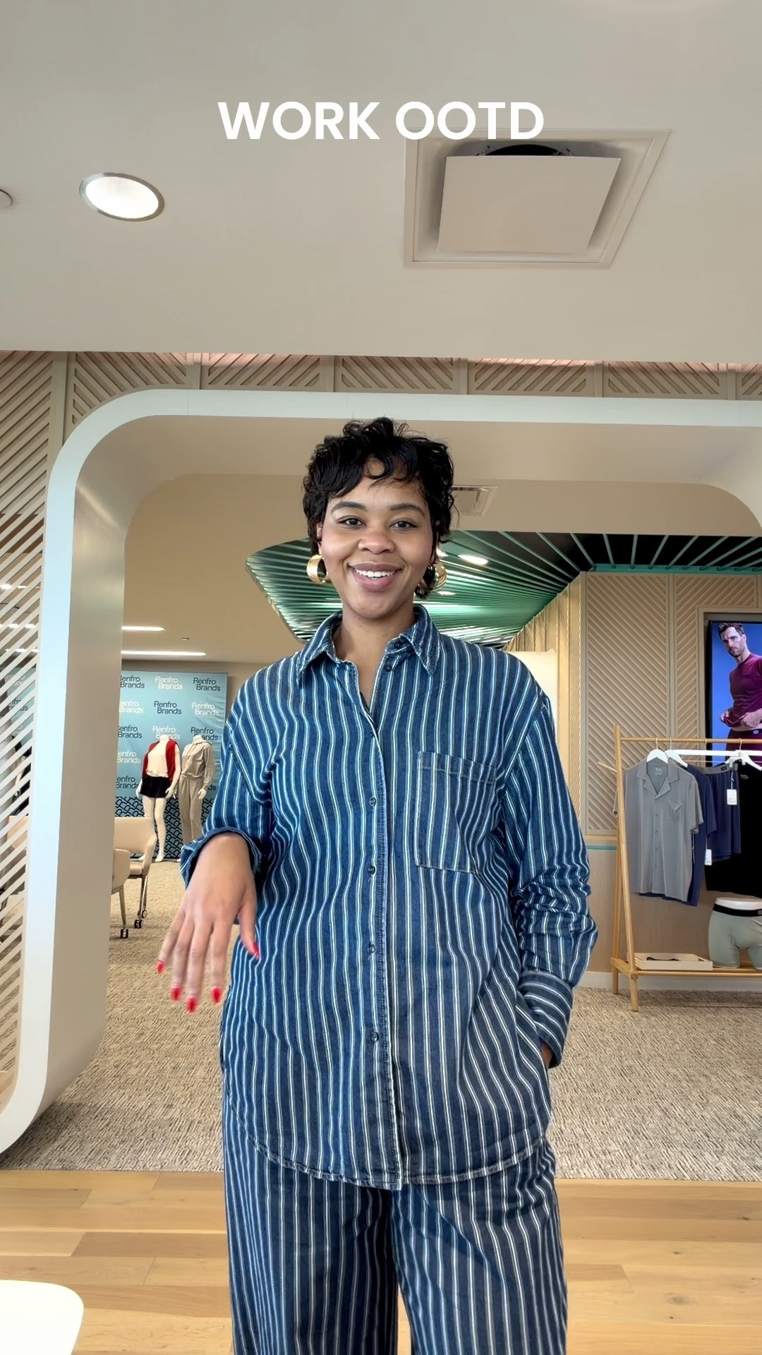 Happy Monday! Here’s my work outfit of the day! Something a matching set is what’s needed lol from Mango (size M; pants and button up) ✨ it’s very comfortable yet professional 🫶🏽

size reference: 5’9, size 10/12