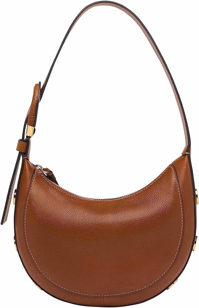 Fossil Women's Harwell Leather Crescent Purse Handbag for Women | Amazon (US)