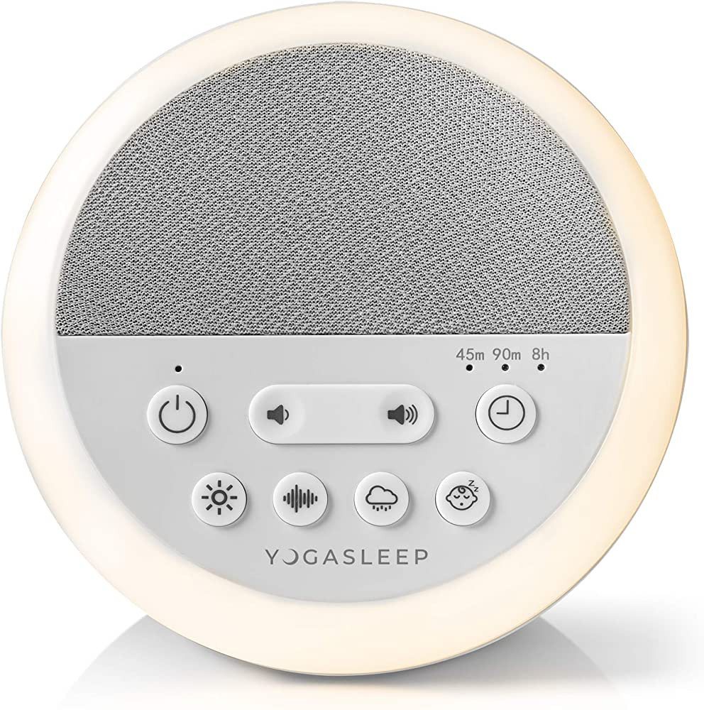 Yogasleep Nod White Noise Sound Machine, With Soft Night Light & Sleep Timer, 20 Sound Options In... | Amazon (US)