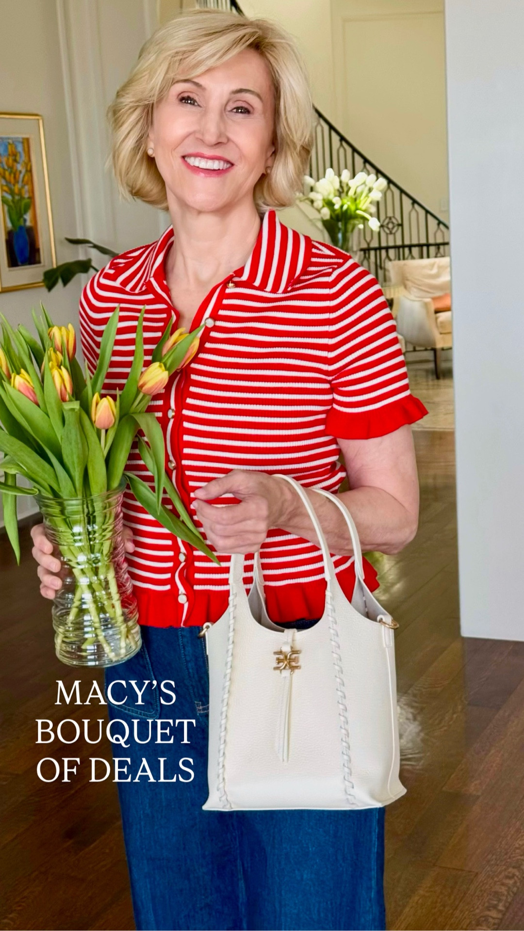 #macyspartner Looking for a chic spring purse that won’t break the bank? I just picked up this gorgeous Sam Edelman bag from @Macys  - and it’s 40% OFF today only.

I love the modern shape and pretty whipstitch detail. It’s the perfect size and converts to a crossbody, which makes it so easy to wear. The milky white feels fresh and classy for spring, but it also comes in pink, baby blue, and more.

Such a great Mother’s Day gift… or a little treat for yourself 💕

P.S. It’s part of @macys Bouquet of Deals—new deals daily in fashion, home, fragrance, and accessories through May 10.
@Shop.LTK 
#liketkit #macyspartner @macys

#LTKSaleAlert #LTKOver40 #LTKgrwm