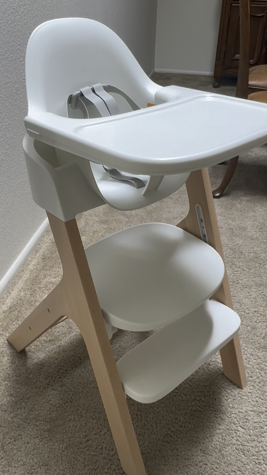 starting solids with Myles!! Love how easy this high chair is to clean. Top tray is dishwasher safe and even straps can be wiped clean!

#LTKBump #LTKBaby #LTKVideo