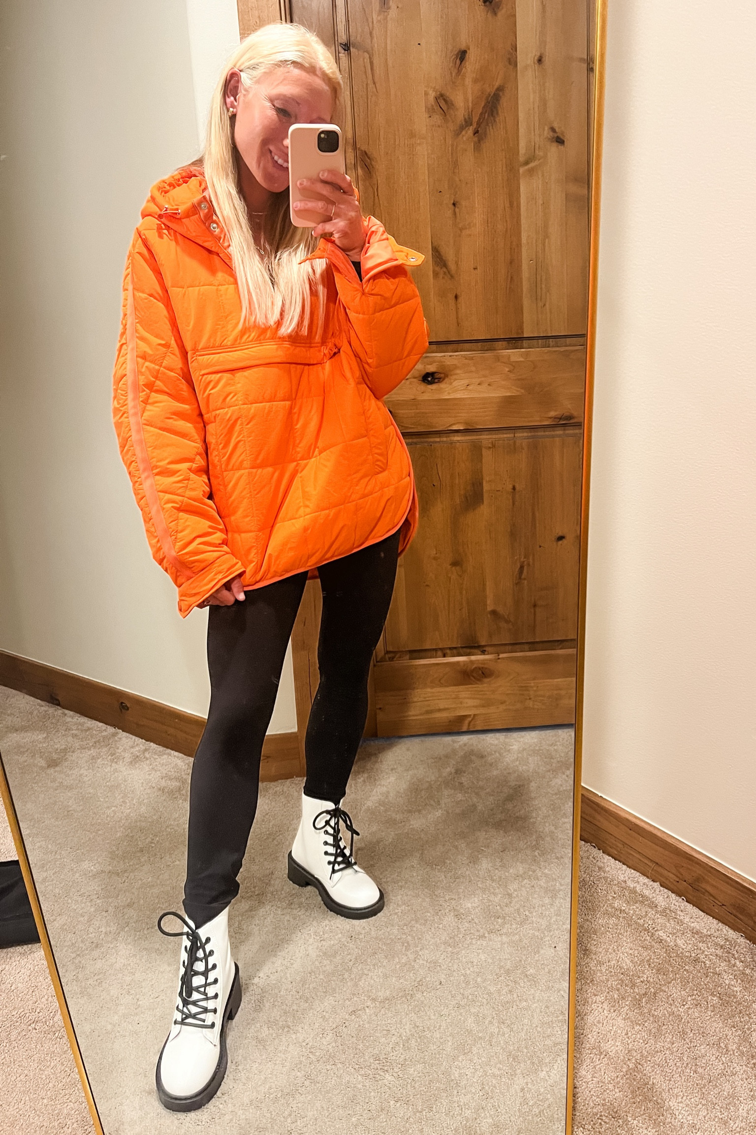 Amazon puffer 🧡
Perfect for fall! 
wearing a size small
Xs in leggings
Boots TTS

#LTKstyletip #LTKfindsunder50 #LTKsalealert