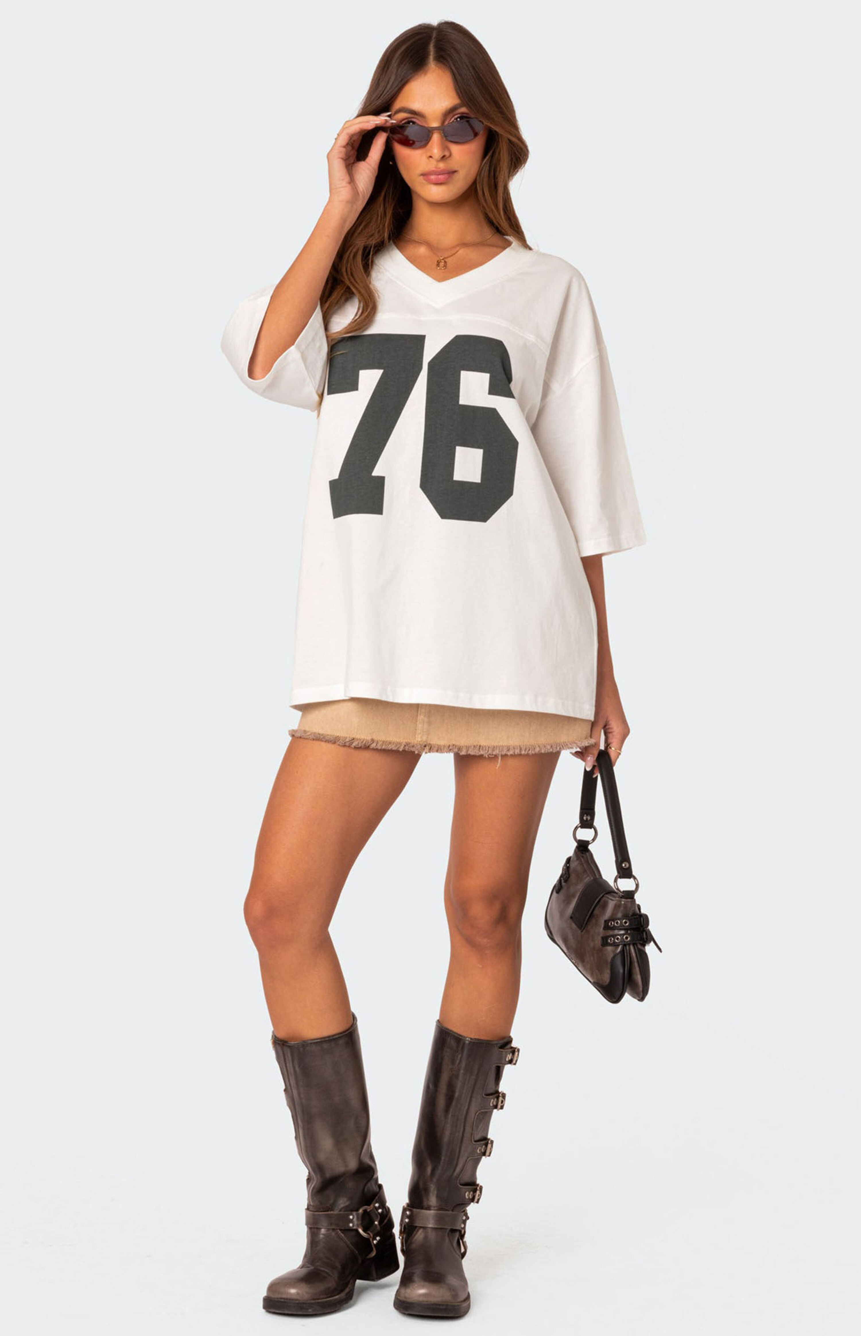 Edikted 76 Oversized T-Shirt | PacSun