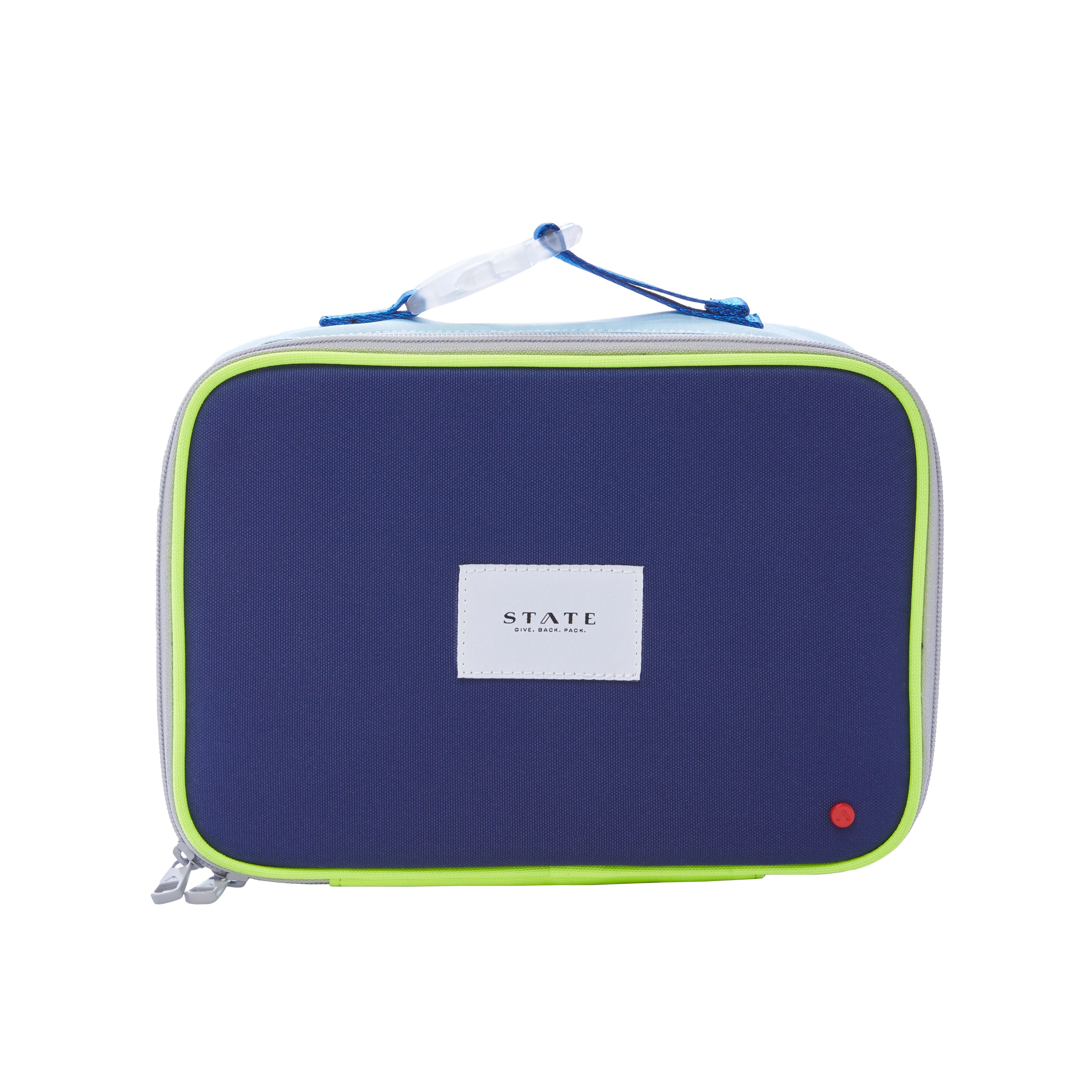 Rodgers Lunch Box Color Block Navy/Neon | STATE Bags
