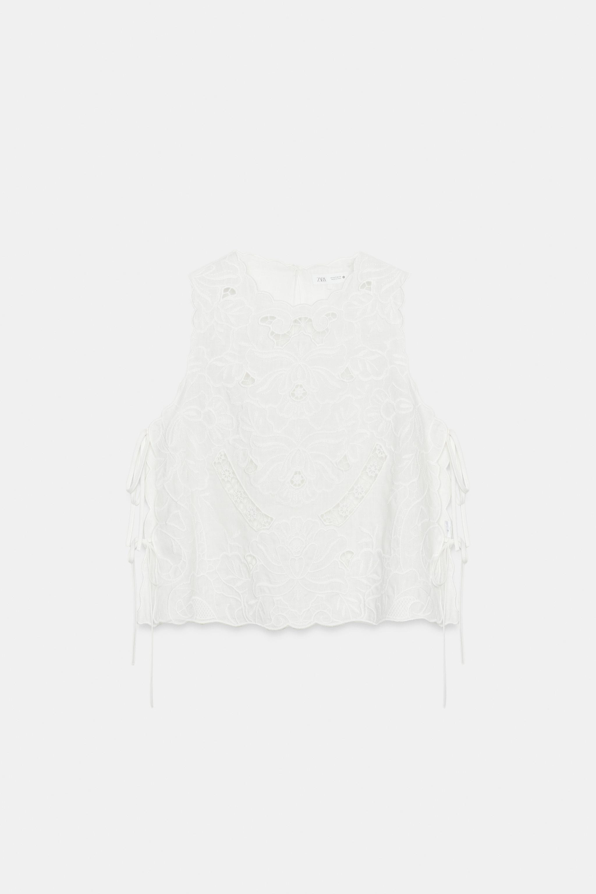 ZW COLLECTION EMBROIDERED SHIRT | Zara US