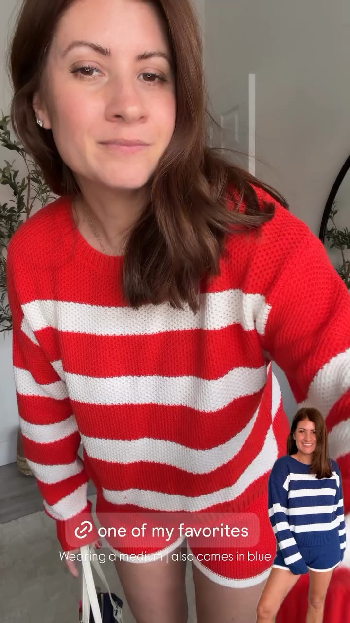 Wearing a medium | also comes in blue