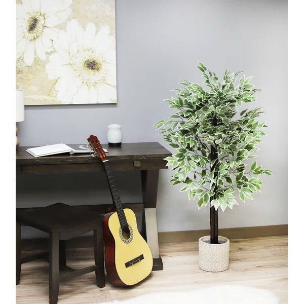 Faux Ficus Tree in Pot Liner | Wayfair North America